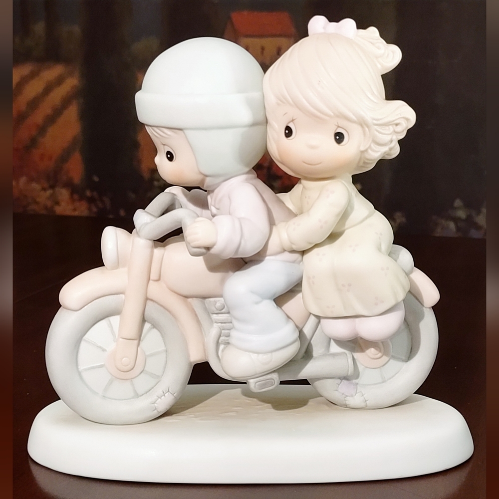 Precious Moments 💕 Bon Voyage Motocicle #522201